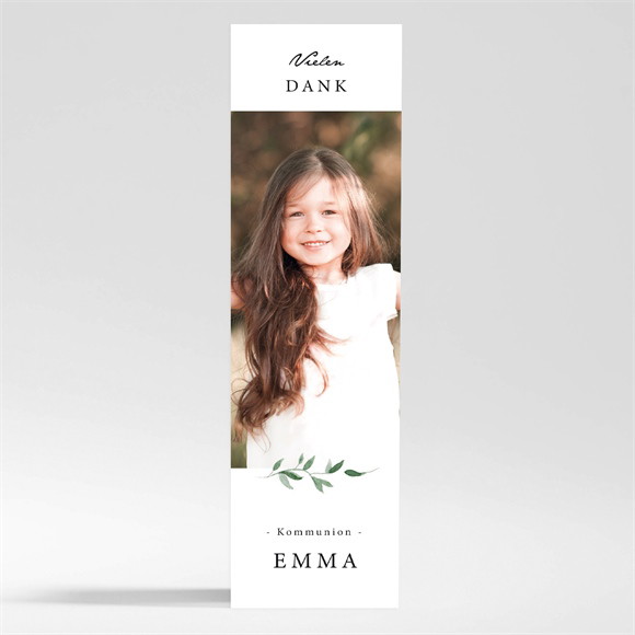 Dankeskarte Kommunion Schöne Einfachheit - Magnet ref.N200475