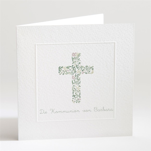 Einladung Kommunion Frühling - Prägung ref.N451408