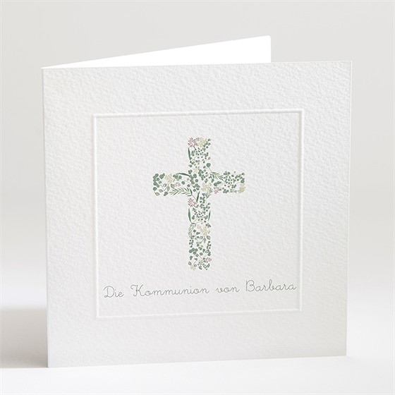 Einladung Kommunion frühling - prägung