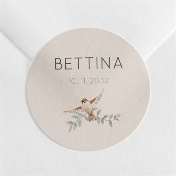 Sticker Geburt Vogelgesang ref.N3601341