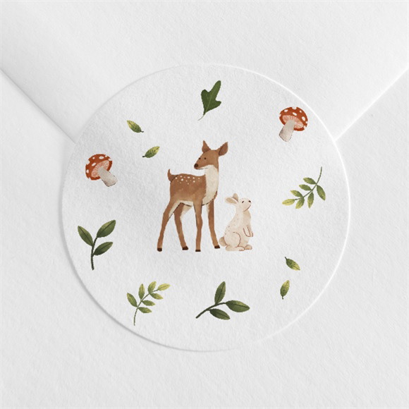 Sticker Geburt Fröhliche Gefährten ref.N3601360