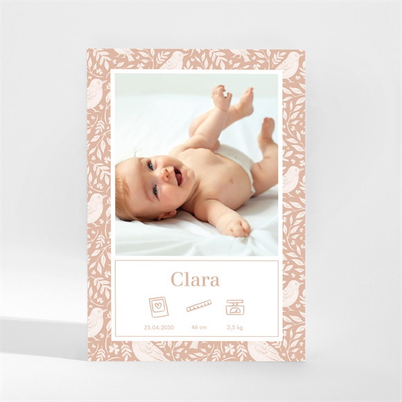 Geburtskarte Verspielt - Magnet ref.N210157