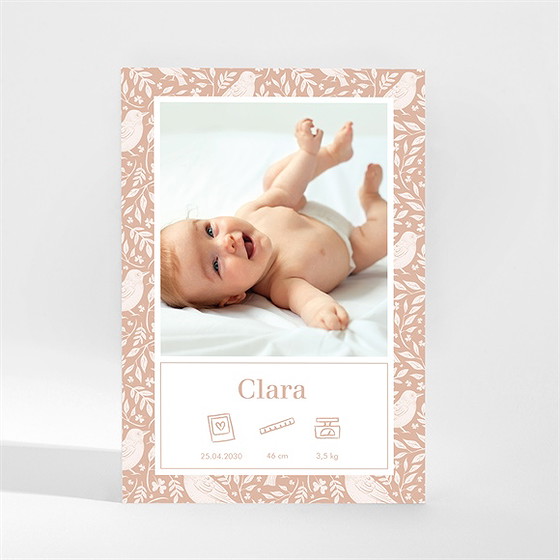 Geburtskarte Verspielt - Magnet