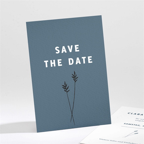 Save the Date Karte Halm ref.N211469