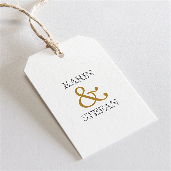 Geschenkanhänger Hochzeit Eng verbunden ref.N291474