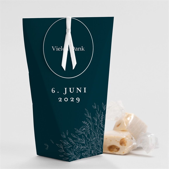 Geschenkbox Hochzeit Königsblau - Schachtel ref.N520147