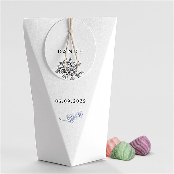 Geschenkbox Hochzeit Herbarium - Schachtel