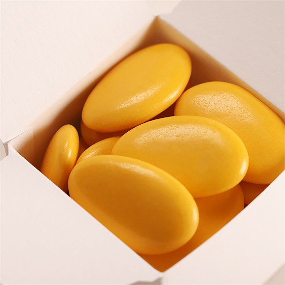 Zuckermandeln Schokodragees safrangelb Firm ref.AD5656