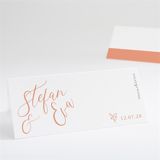 Tischkarte Hochzeit Exzentrik