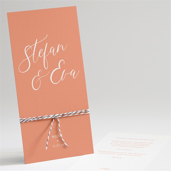 Menükarte Hochzeit Exzentrik ref.N221138