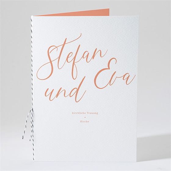 Kirchenheft Hochzeit exzentrik