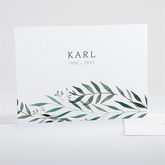 Trauerdanksagung Erinnerung - Quer 2