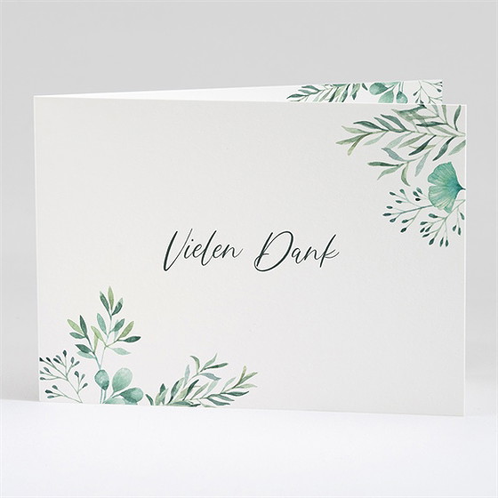 Trauerdanksagung Schicksal - Klappkarte