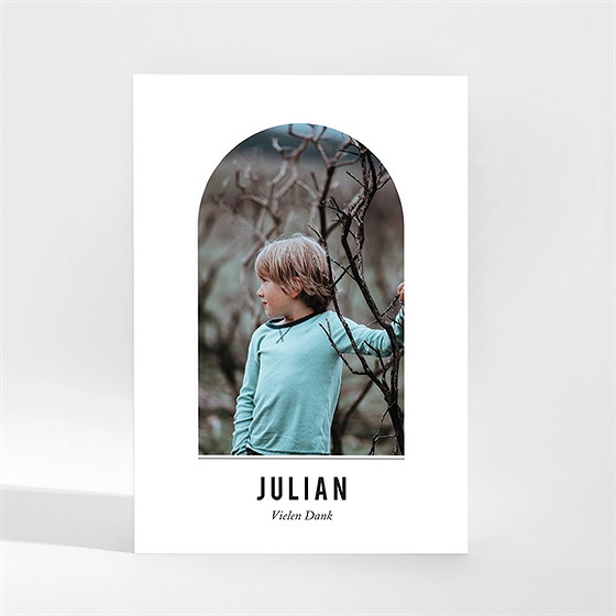 Dankeskarte Einschulung Moderne Alkove - Magnet