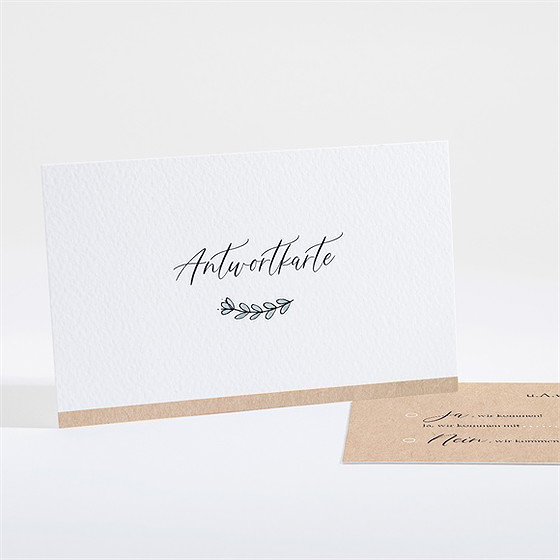 Antwortkarte Hochzeit Wir Beide