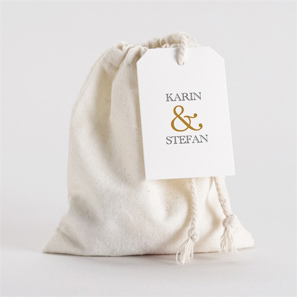 Geschenkbeutel Hochzeit Eng verbunden ref.N291536