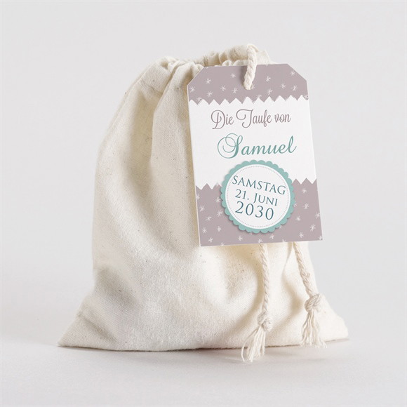 Geschenkbeutel Taufe Vogelgesang Junge ref.N291515