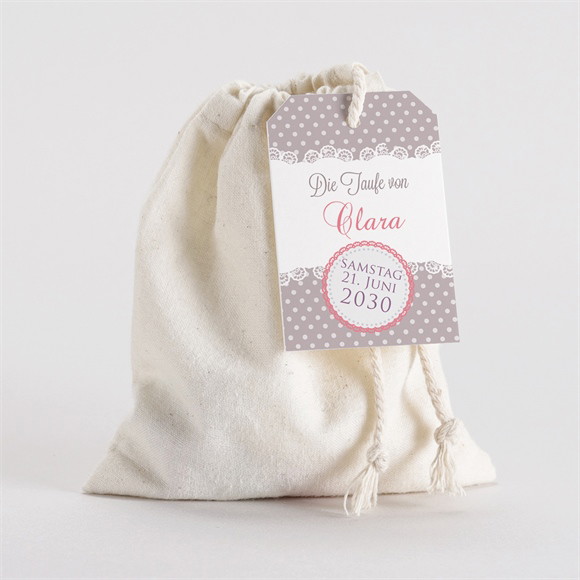 Geschenkbeutel Taufe Vogelgesang Mädchen ref.N291485