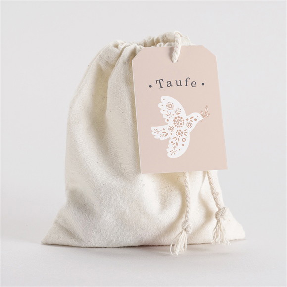 Geschenkbeutel Taufe Friedenstaube ref.N291532