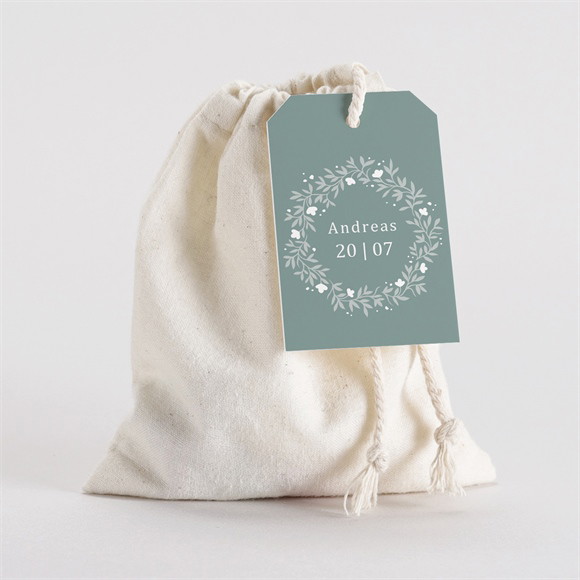 Geschenkbeutel Kommunion Smaragdprägung ref.N291521