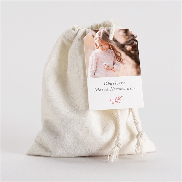 Geschenkbeutel Kommunion Kupferblätterranke ref.N291531