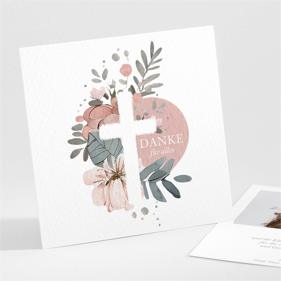 Dankeskarte Kommunion Pastellzauber ref.N301436