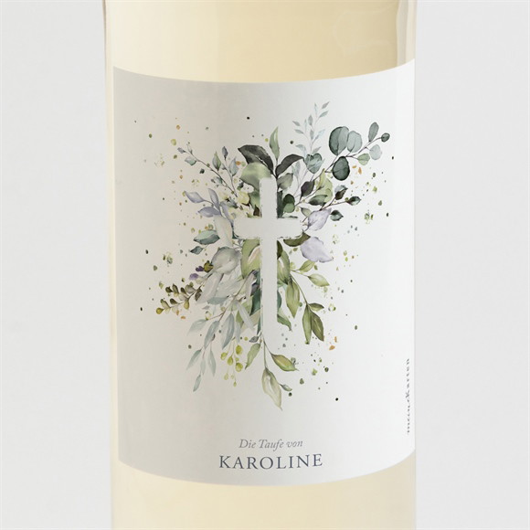 Flaschenetikett Taufe Im Licht getauft ref.N3001932