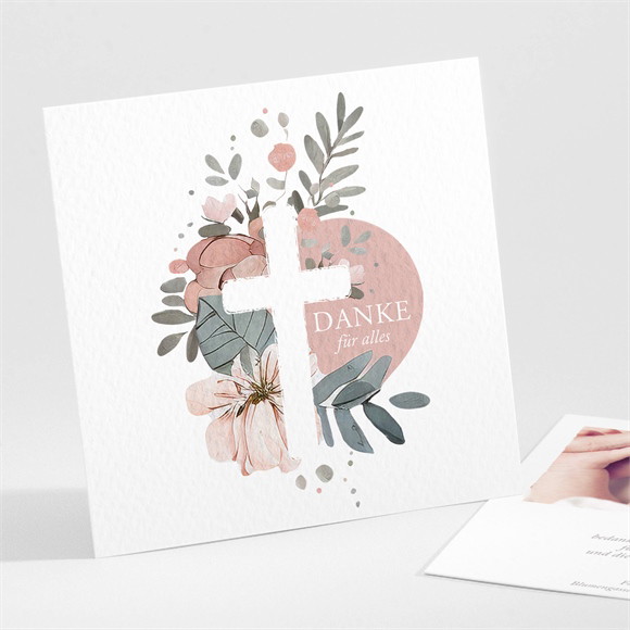 Dankeskarte Taufe Prachtvoll ref.N301434