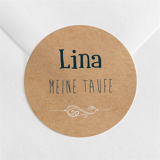 Aufkleber Taufe Piktogramme