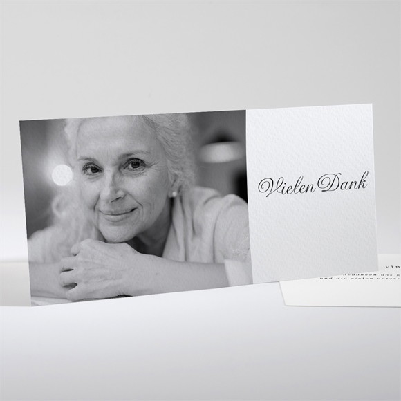 Trauerdanksagung Schöne Erinnerung - Quer/lang ref.N131131
