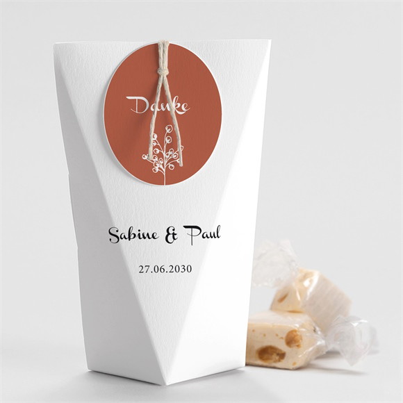 Geschenkbox Hochzeit Herbstblüten - Schachtel ref.N52081