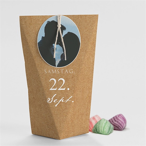 Geschenkbox Hochzeit Panorama - Schachtel