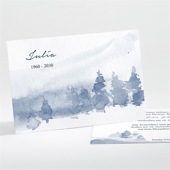 Trauerkarte Waldaquarell ref.N111326