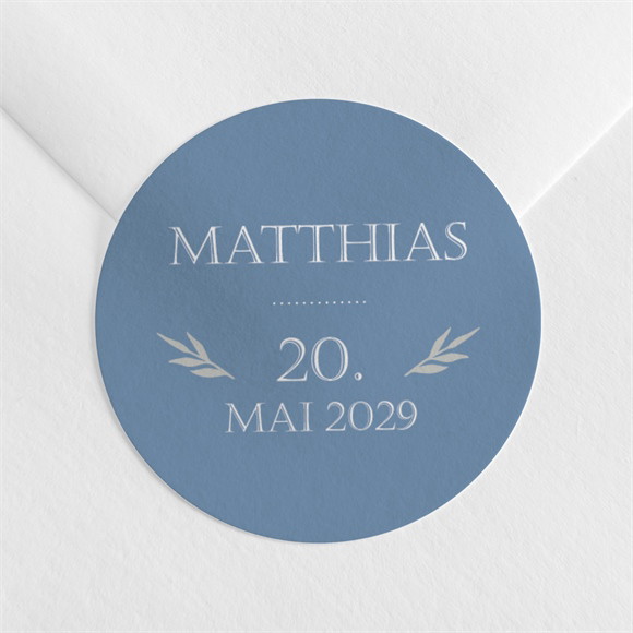 Aufkleber Firmung Blaue Fotocollage ref.N3601323