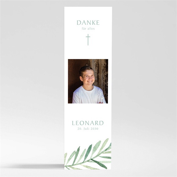 Danksagungskarte Firmung Reine Seele ref.N200551