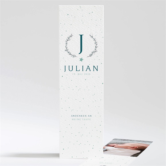 Andenken Taufe Blätterranke ref.N201338