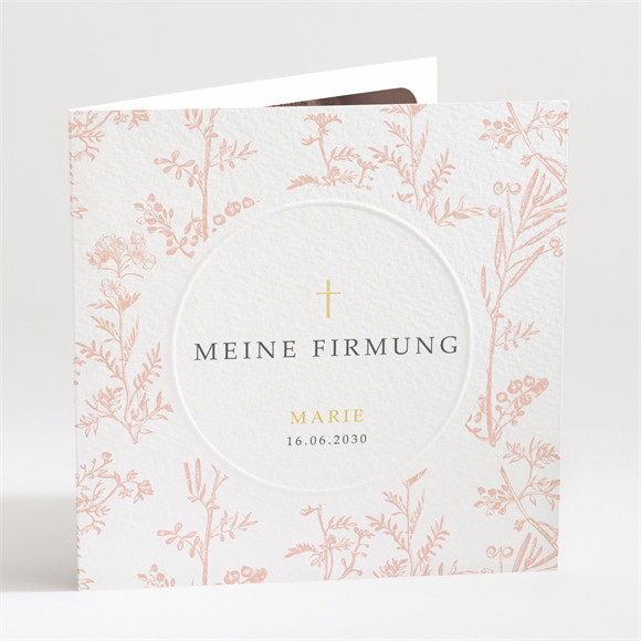 Einladungskarte Firmung Toile-de-Jouy ref.N451392