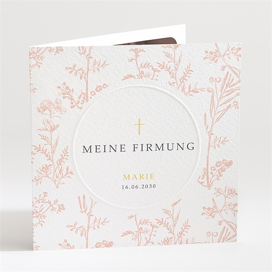 Einladungskarte Firmung Toile-De-Jouy