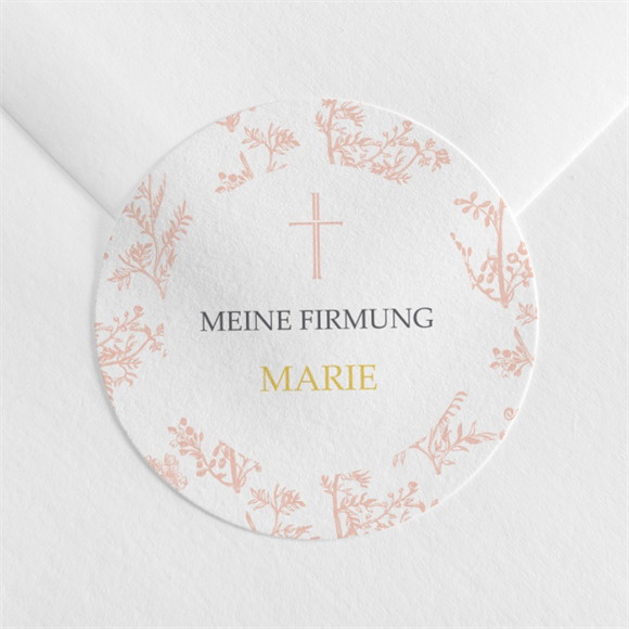 Aufkleber Firmung Toile-de-Jouy ref.N3601320