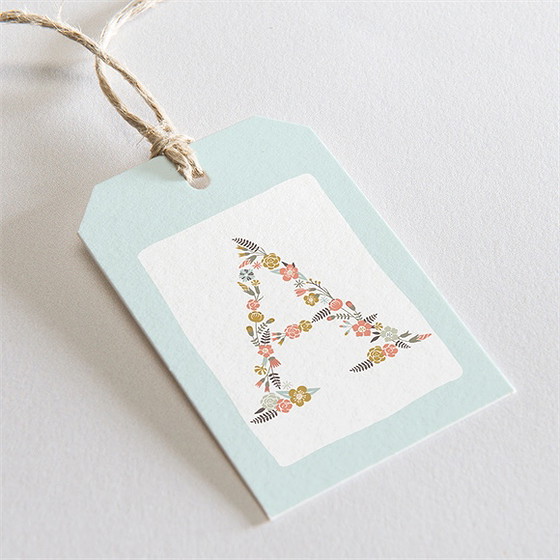 Geschenkanhänger Einschulung Zarter Schulbeginn