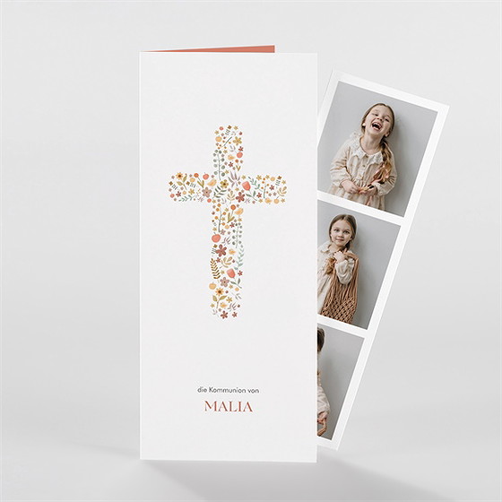 Einladung Kommunion frühlingstraum