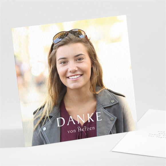 Danksagungskarte Jugendweihe Flieder ref.N301481