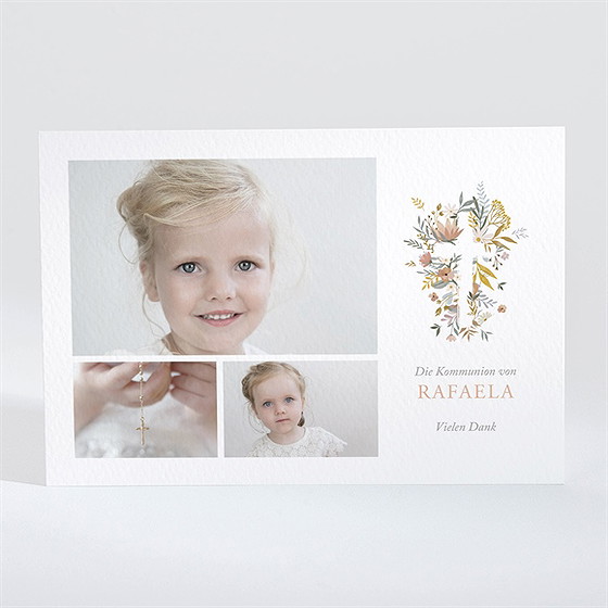 Dankeskarte Kommunion Starker Glaube - Magnet