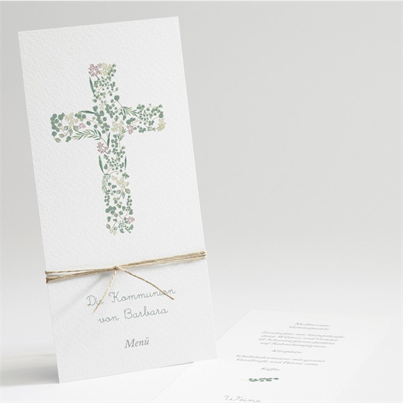 Menükarte Kommunion Frühling ref.N221279