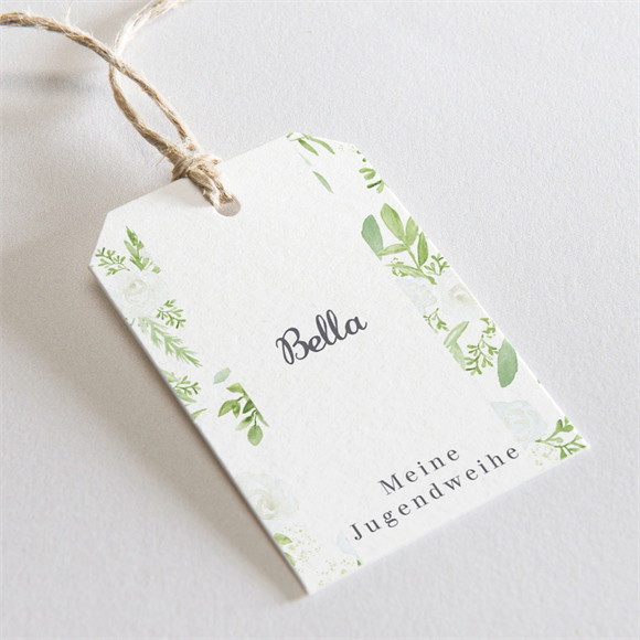 Geschenkanhänger Jugendweihe Blätterglück ref.N291669