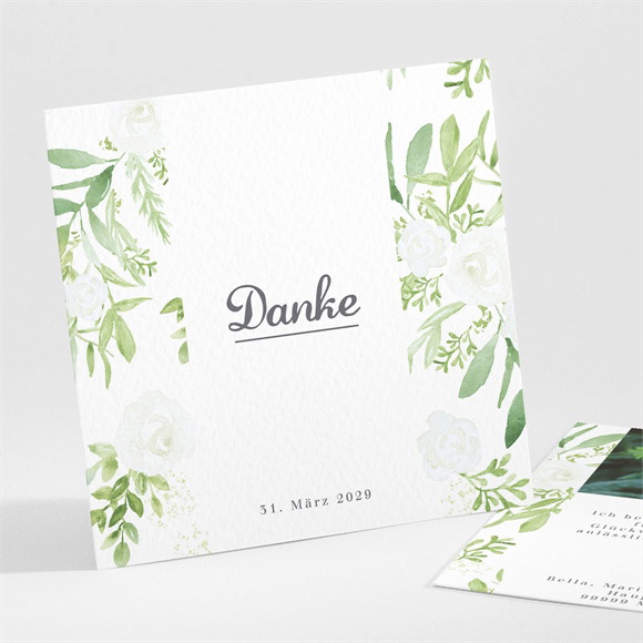 Danksagungskarte Jugendweihe Blätterglück ref.N301486