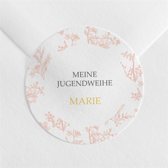 Aufkleber Jugendweihe Waldszenen ref.N3601758