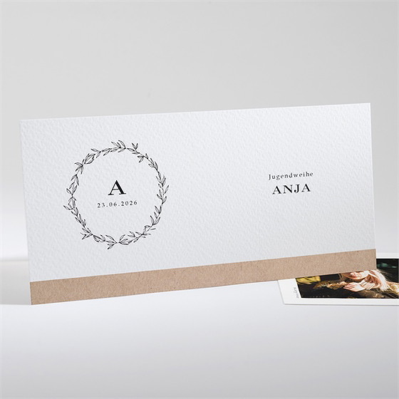 Einladungskarte Jugendweihe meine jugendweihe