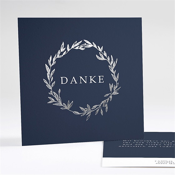 Trauerdanksagung Sein Schönstes Lachen - Silber