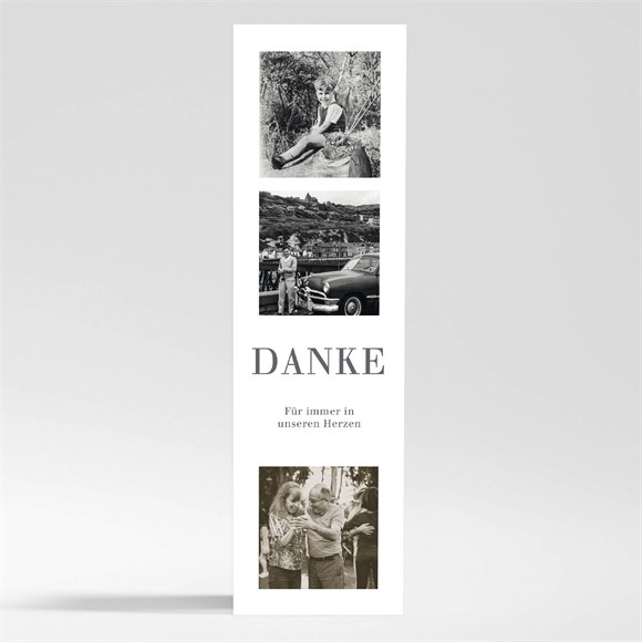 Trauerdanksagung Memento - Magnet Lesezeichen ref.N200541